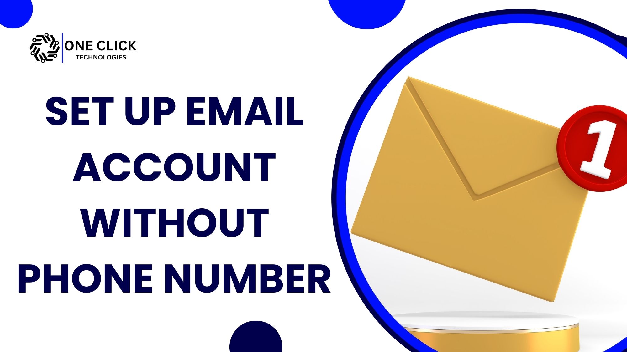 setup email account without phone number