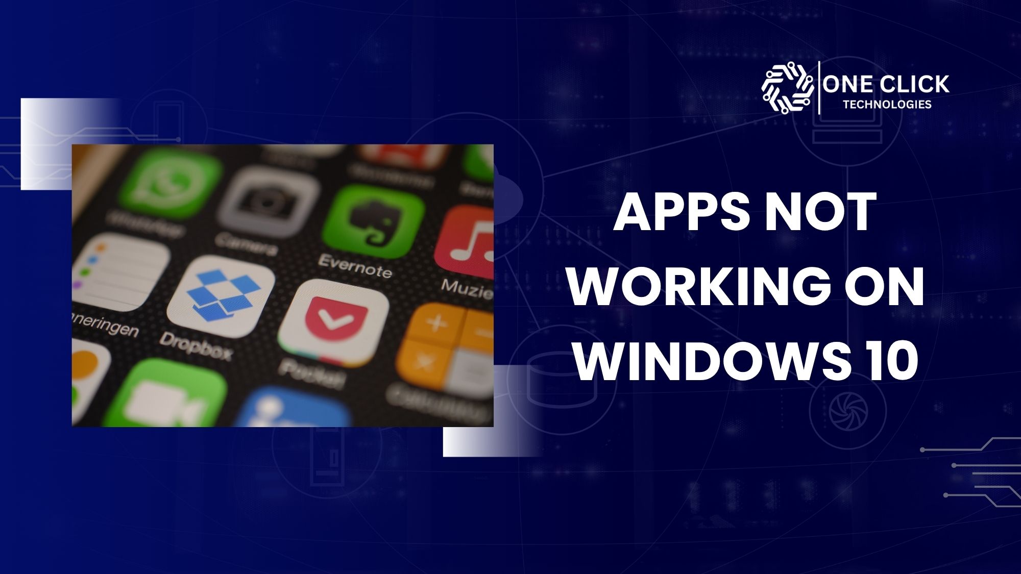 apps not working on windows 10