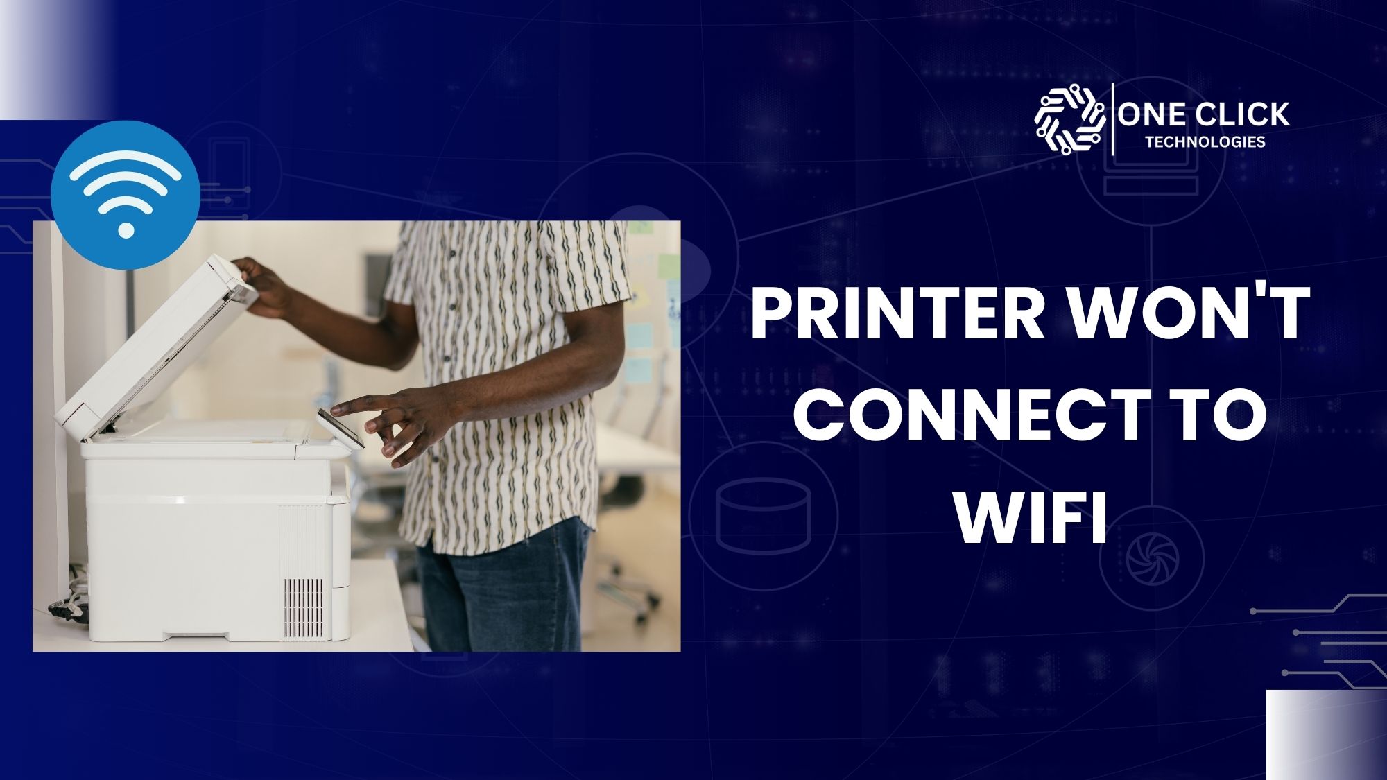 printer won't connect to wifi