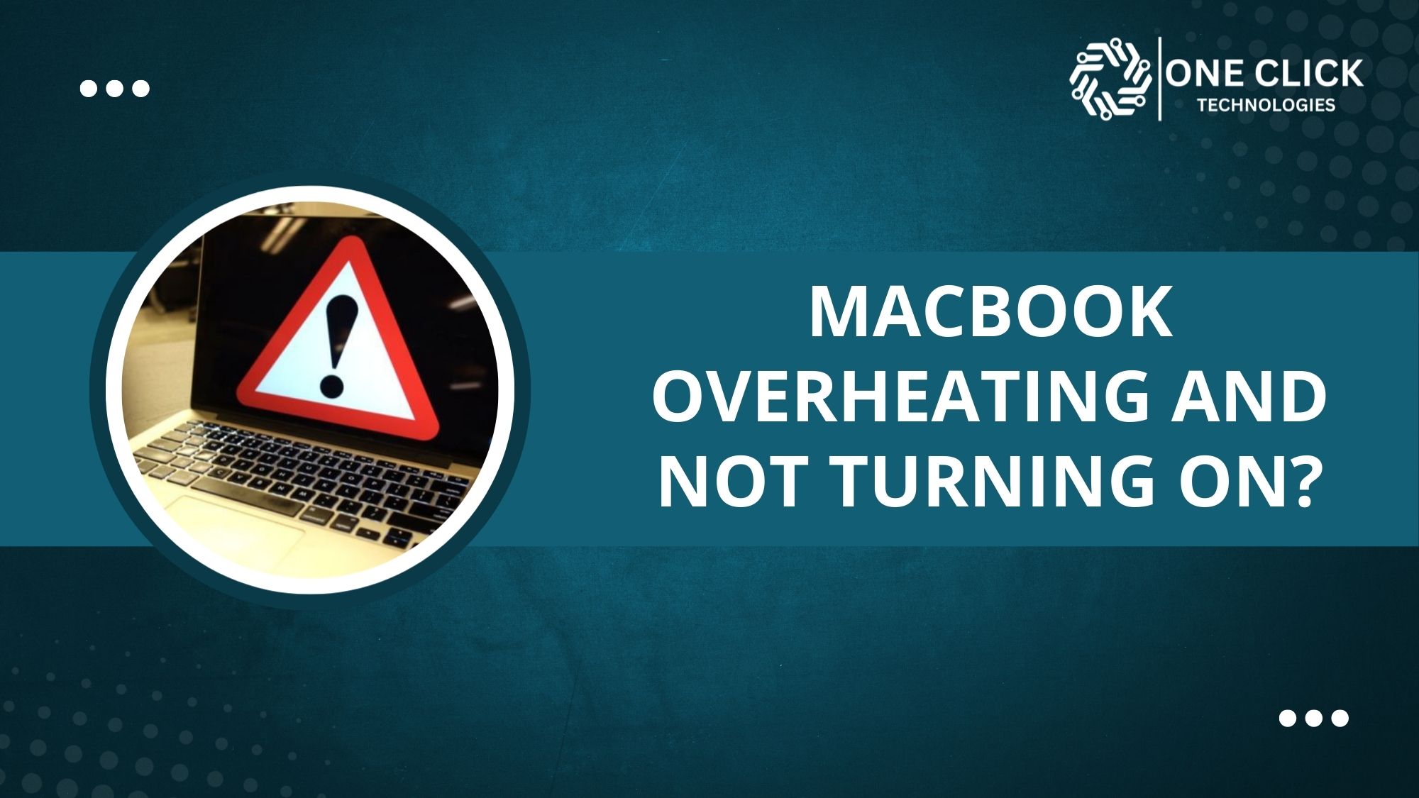 macbook overheating and not turning on
