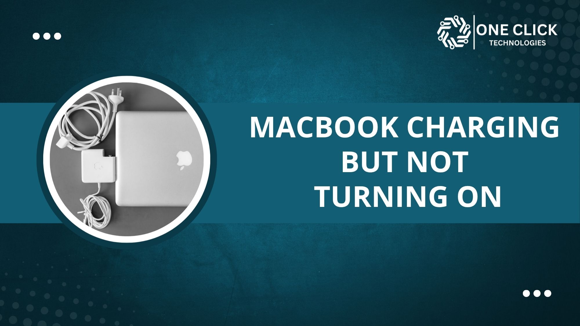 macbook charging but not turning on